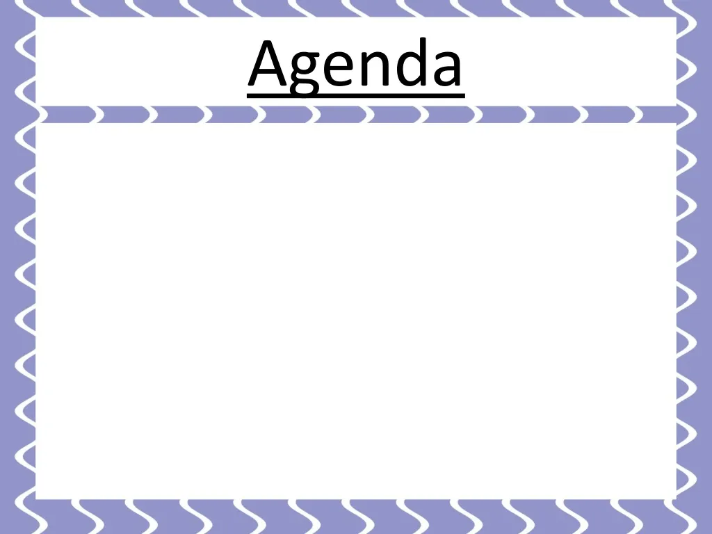 presentation agenda clipart