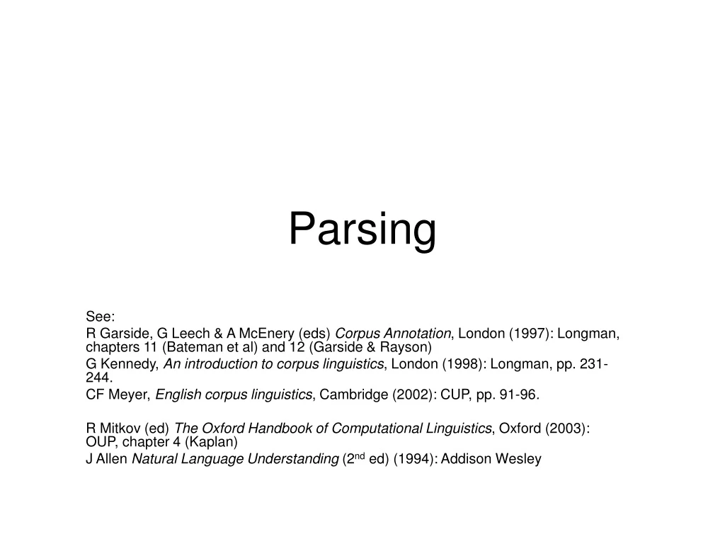 parsing