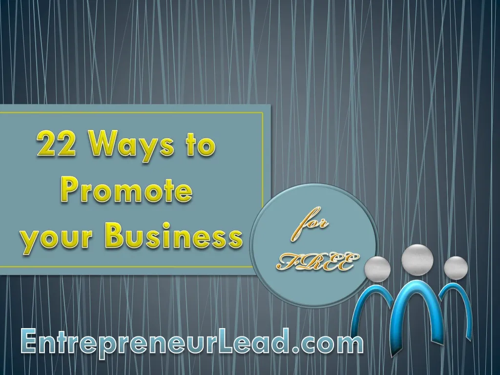 22 ways to promote your business