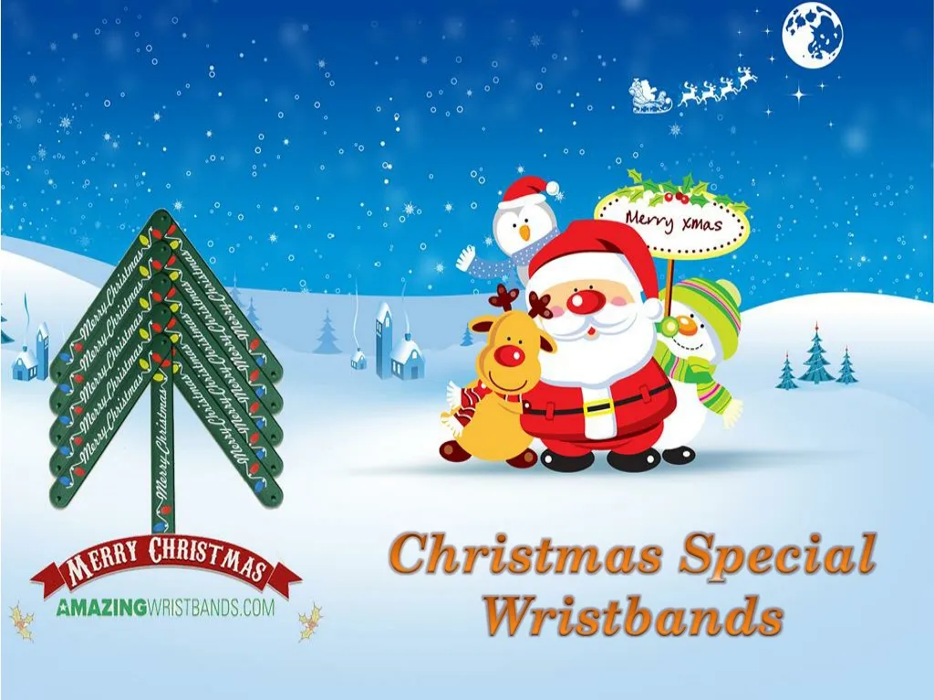 christmas special wristbands