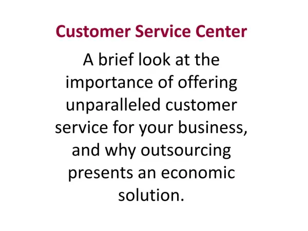 InSO Customer Service Centers