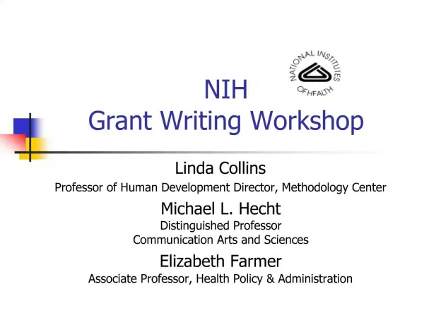 NIH Grant Writing Workshop