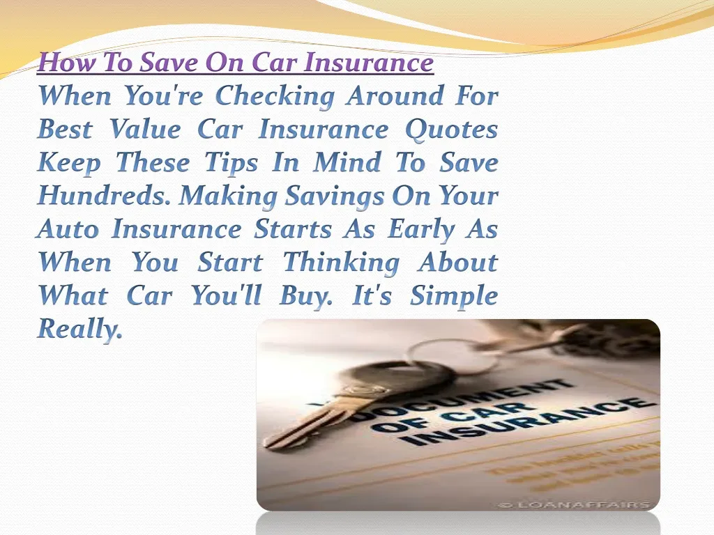 how to save on car insurance when you re checking