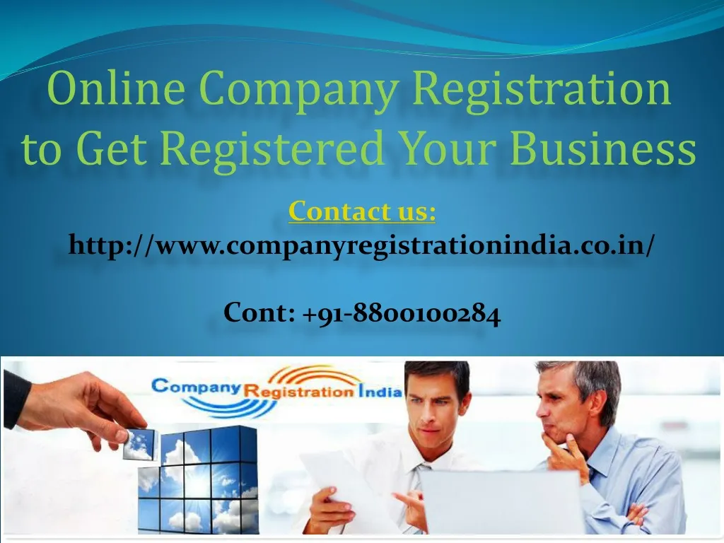 online company registration to get registered