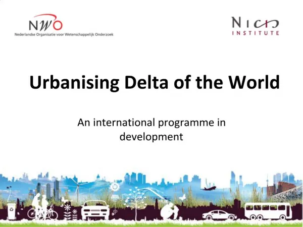Urbanising Delta of the World