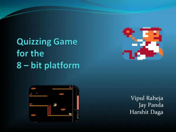 Quizzing Game for the 8 bit platform