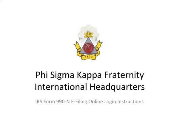 Phi Sigma Kappa Fraternity International Headquarters
