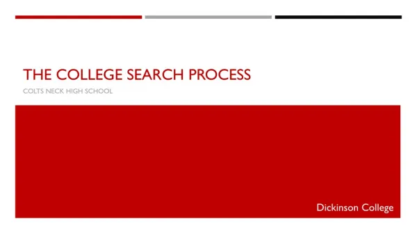 The College Search Process