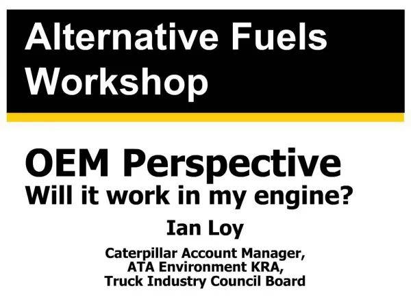 OEM Perspective Will it work in my engine