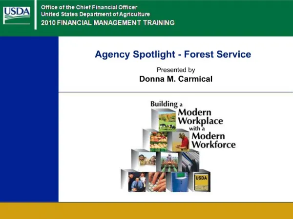 Agency Spotlight - Forest Service
