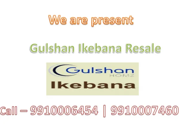 Gulshan Ikebana Resale-9910006454-Gulshan Ikebana-Gulshan Ik