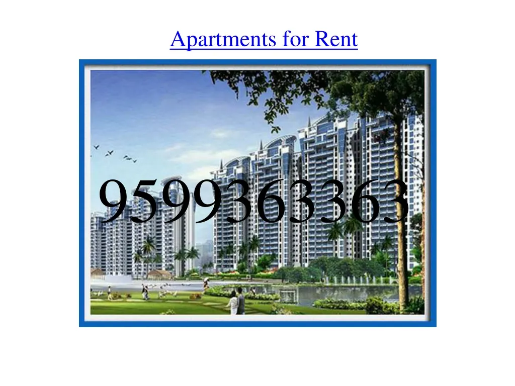 apartments for rent