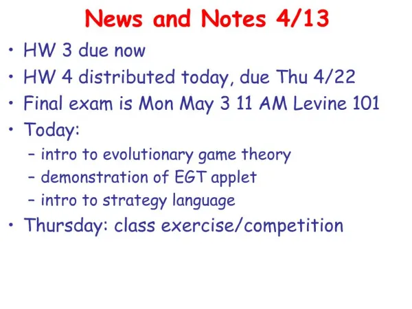 News and Notes 4