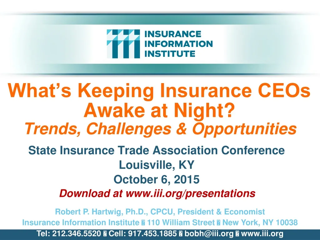 what s keeping insurance ceos awake at night trends challenges opportunities