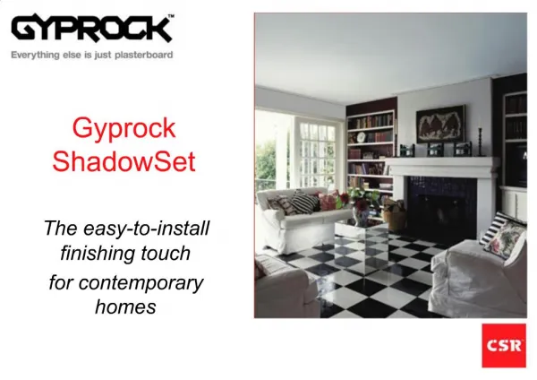 Gyprock ShadowSet