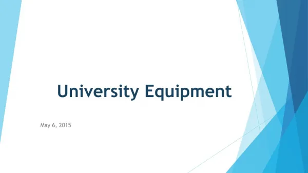 University Equipment