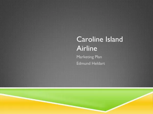 Caroline Island Airline