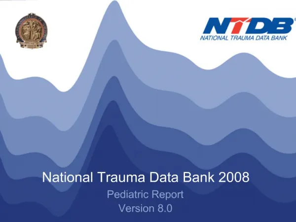 NTDB Annual Report 2008