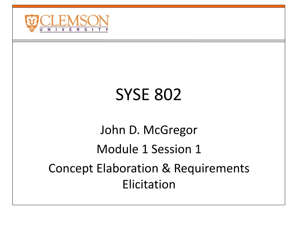 syse 802