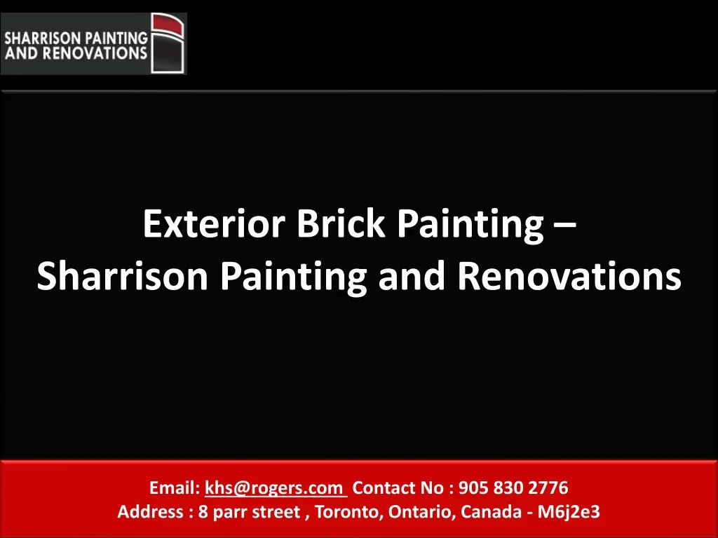 exterior brick painting sharrison painting and renovations