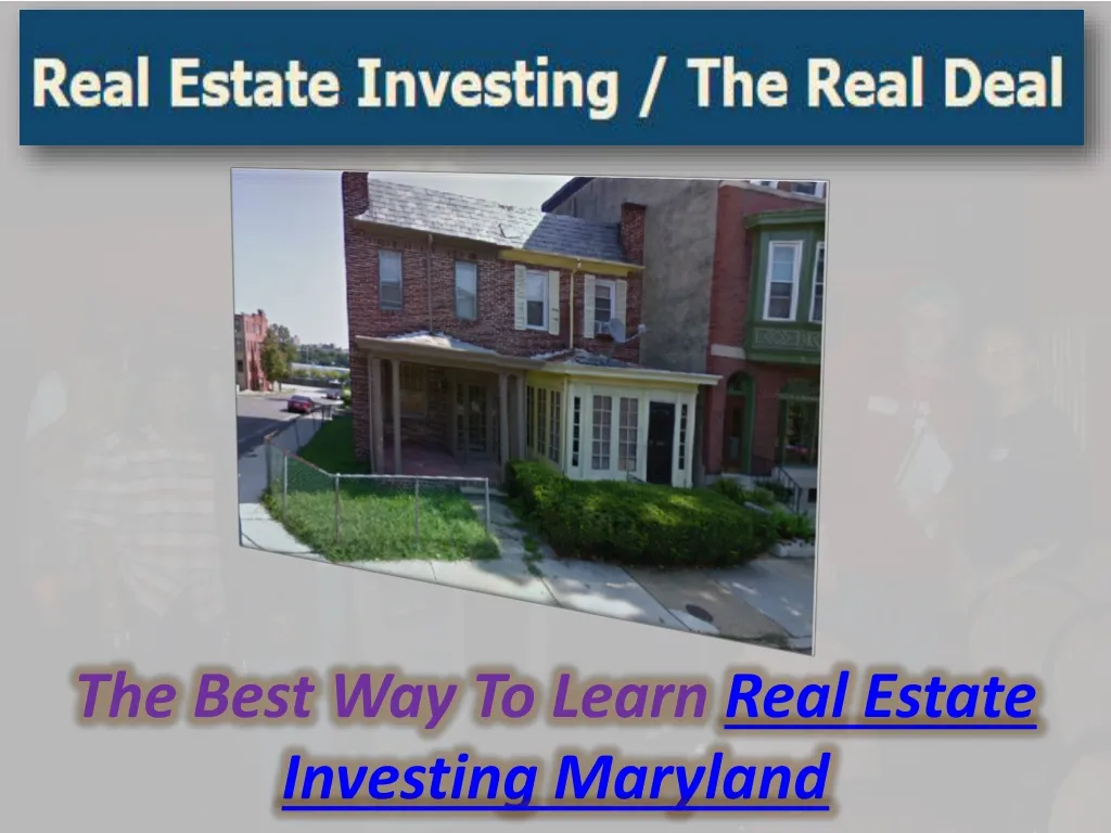 the best way to learn real estate investing