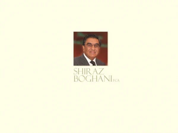 Shiraz Boghani - A Dynamic Entrepreneur