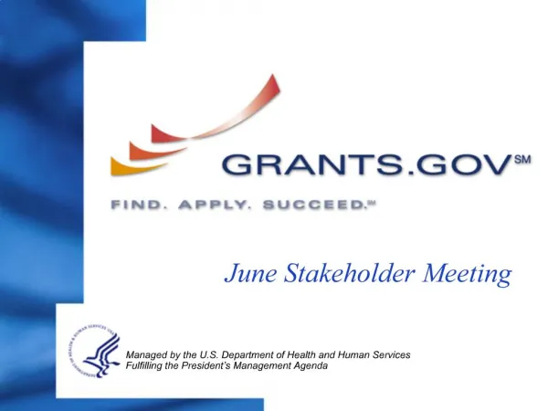 June Stakeholder Meeting