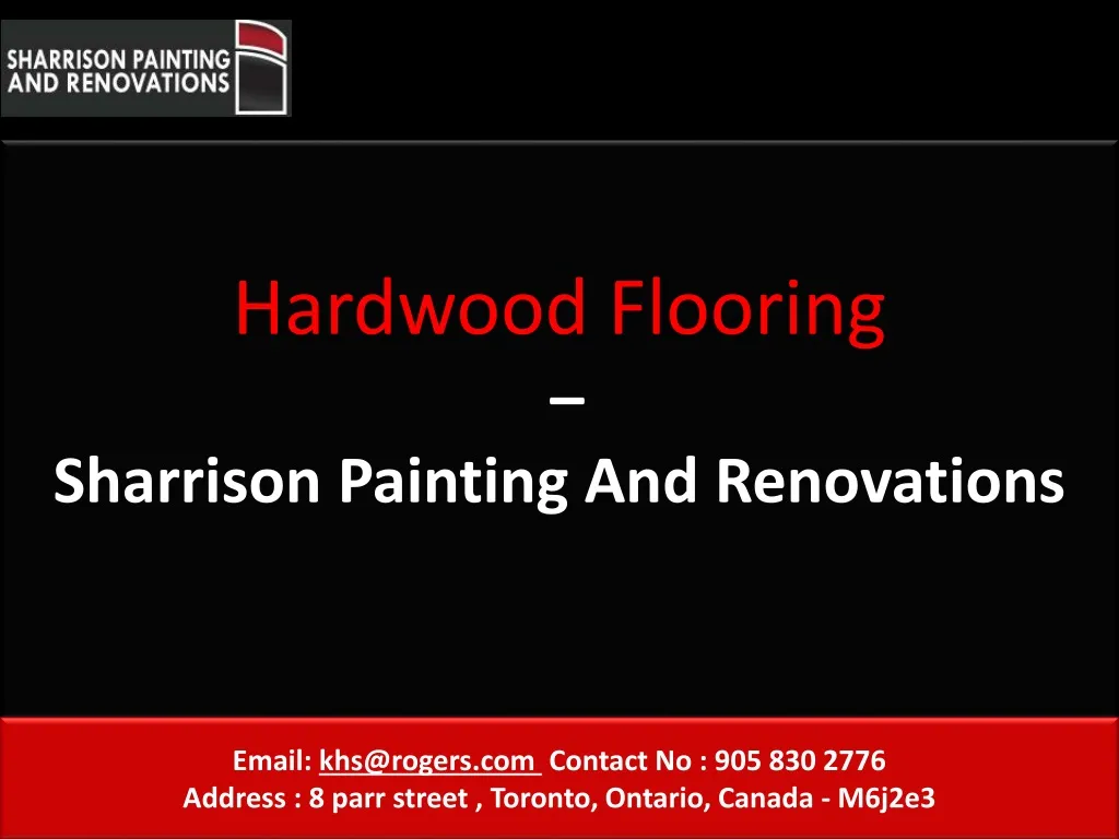hardwood flooring sharrison painting and renovations
