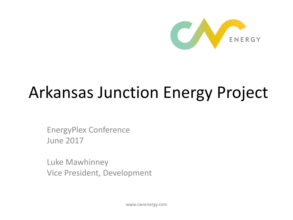 arkansas junction energy project