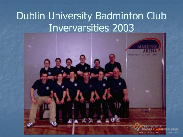 Dublin University Badminton Club