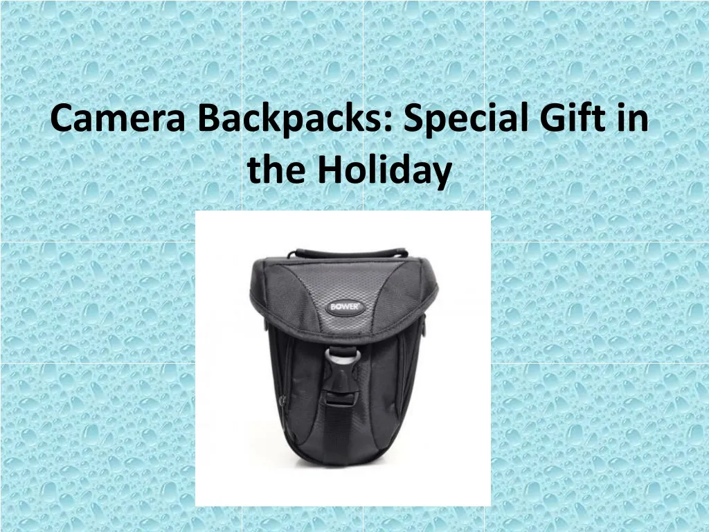 camera backpacks special gift in the holiday
