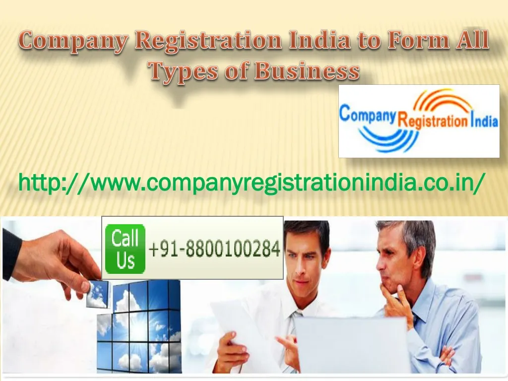 company registration india to form all types
