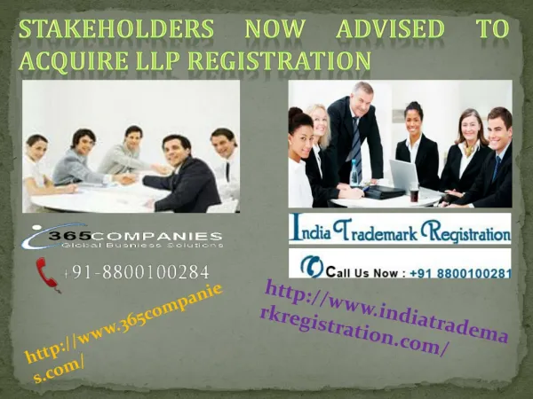 Stakeholders Now Advised to Acquire LLP Registration