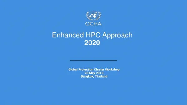 Enhanced HPC Approach 2020