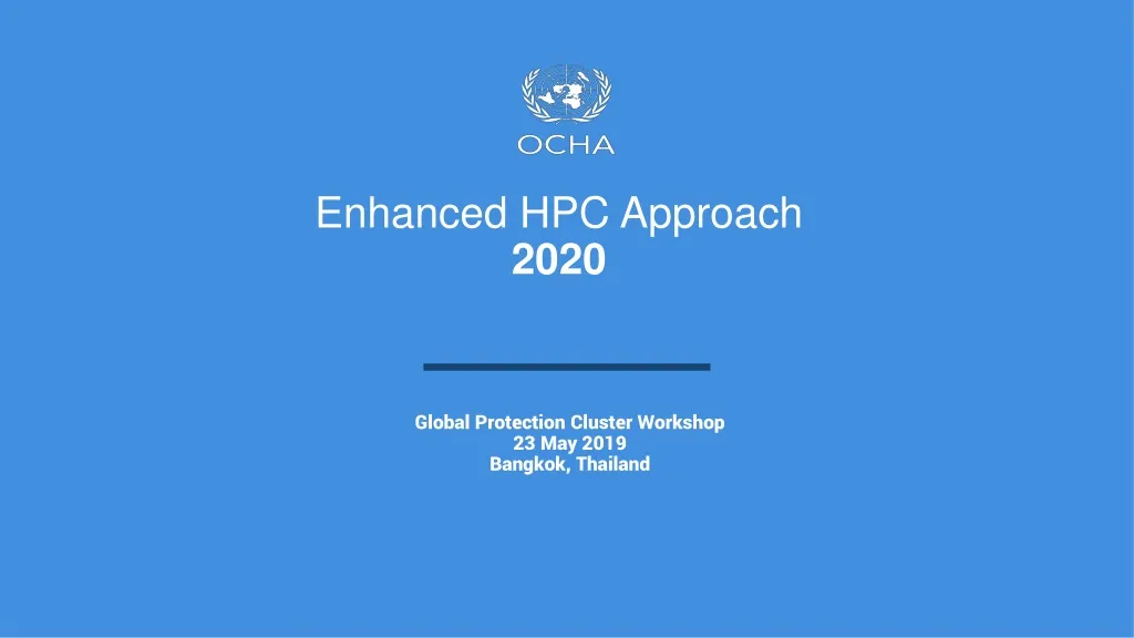 enhanced hpc approach 2020