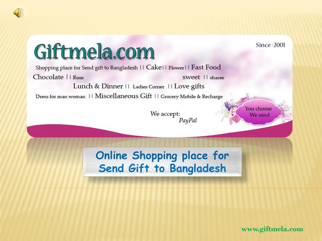 online shopping place for send gift to bangladesh