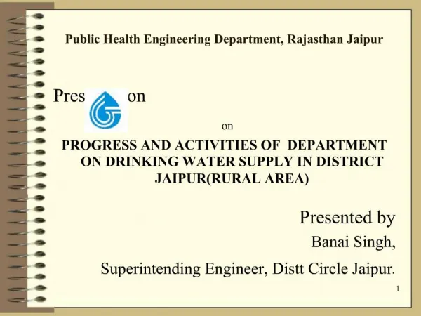 Public Health Engineering Department, Rajasthan Jaipur