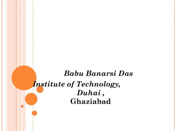 Babu Banarsi Das Institute of Technology, Duhai , Ghaziabad