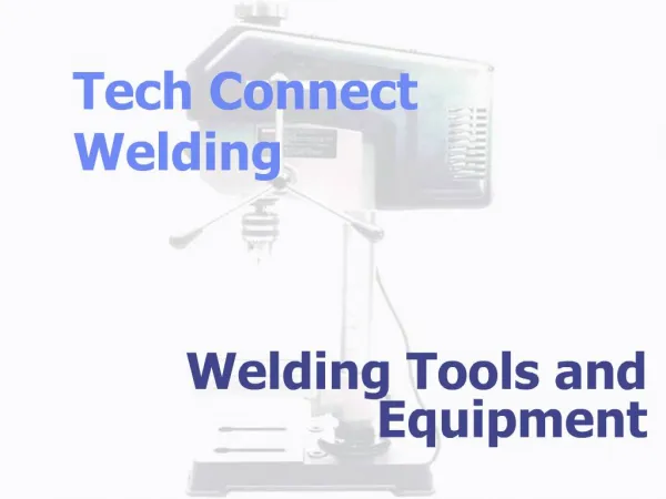 Welding Tools and Equipment
