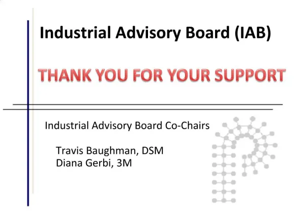 Industrial Advisory Board IAB