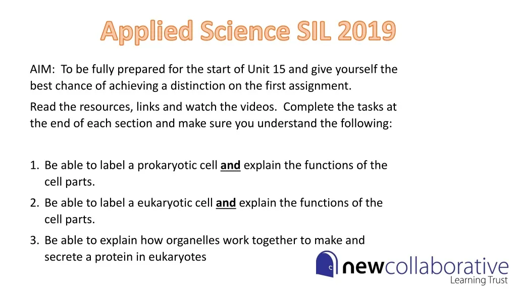 applied science sil 2019