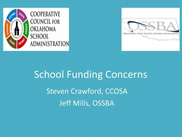 School Funding Concerns