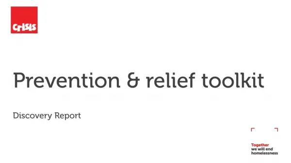 Prevention &amp; relief toolkit