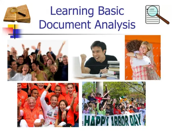 Learning Basic Document Analysis