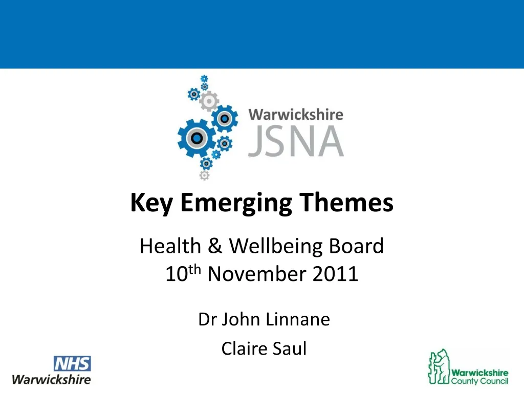 key emerging themes health wellbeing board 10 th november 2011