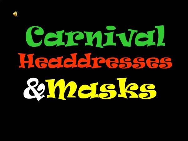 Carnival Headdresses Masks