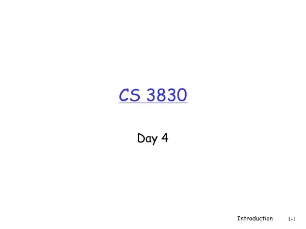 CS 3830
