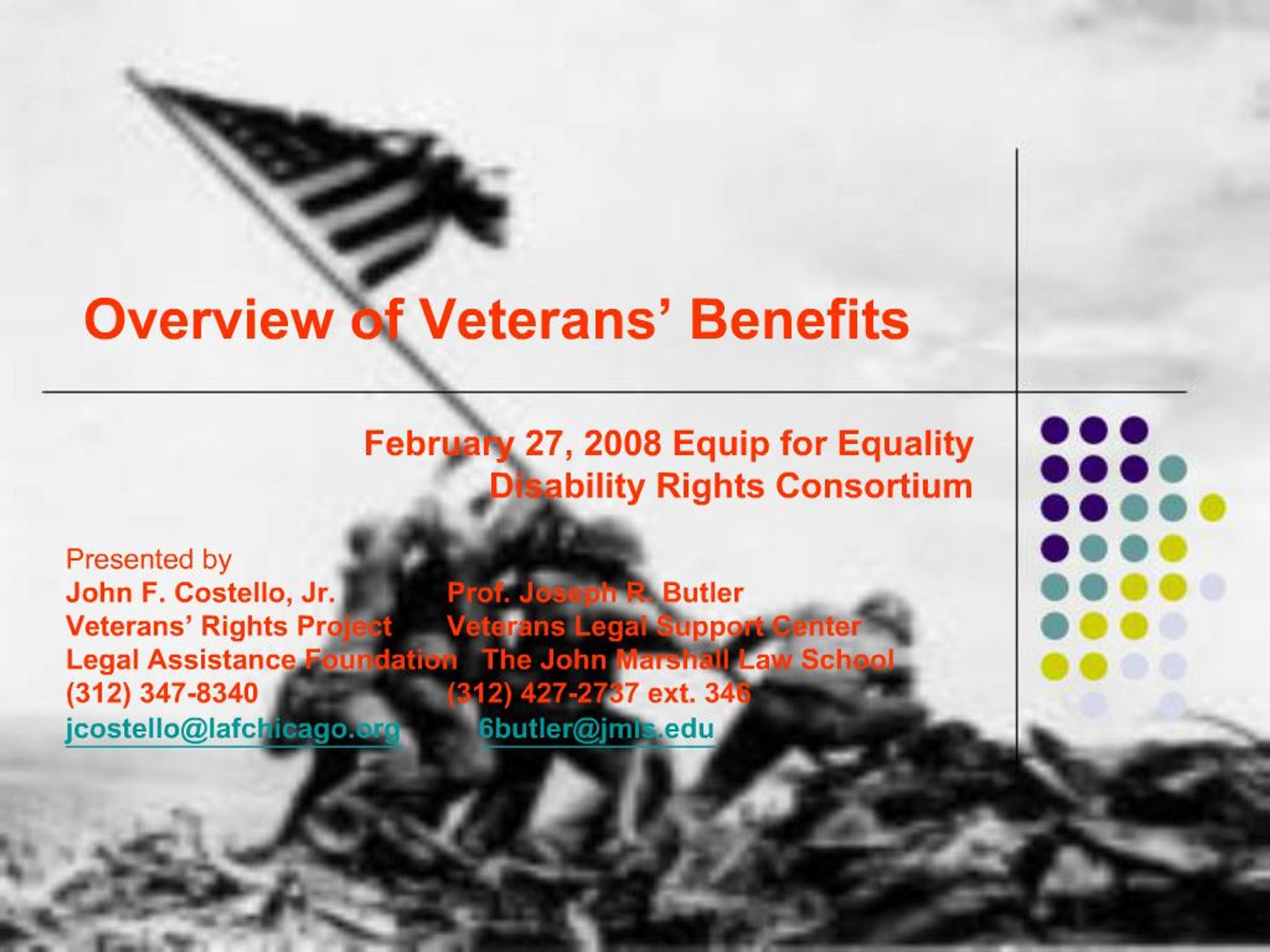 PPT - Overview of Veterans Benefits PowerPoint Presentation, free ...
