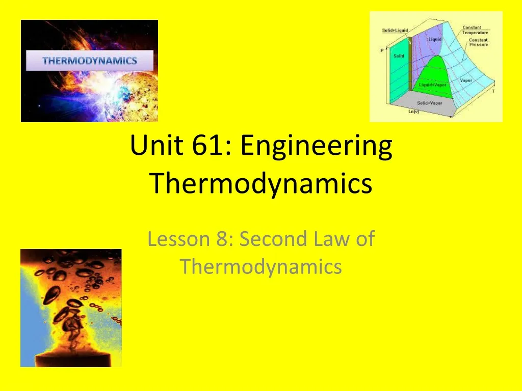 unit 61 engineering thermodynamics