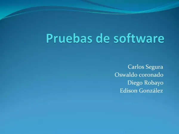 Pruebas de software